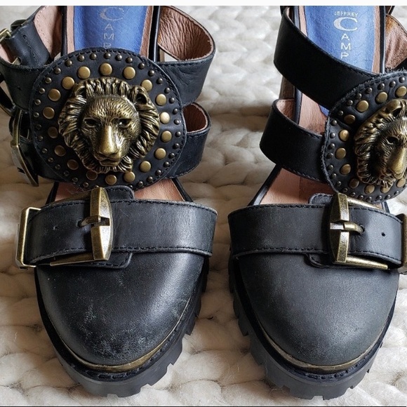 🔥🦁Jeffrey Campbell Mokai Lion heels - Picture 2 of 6